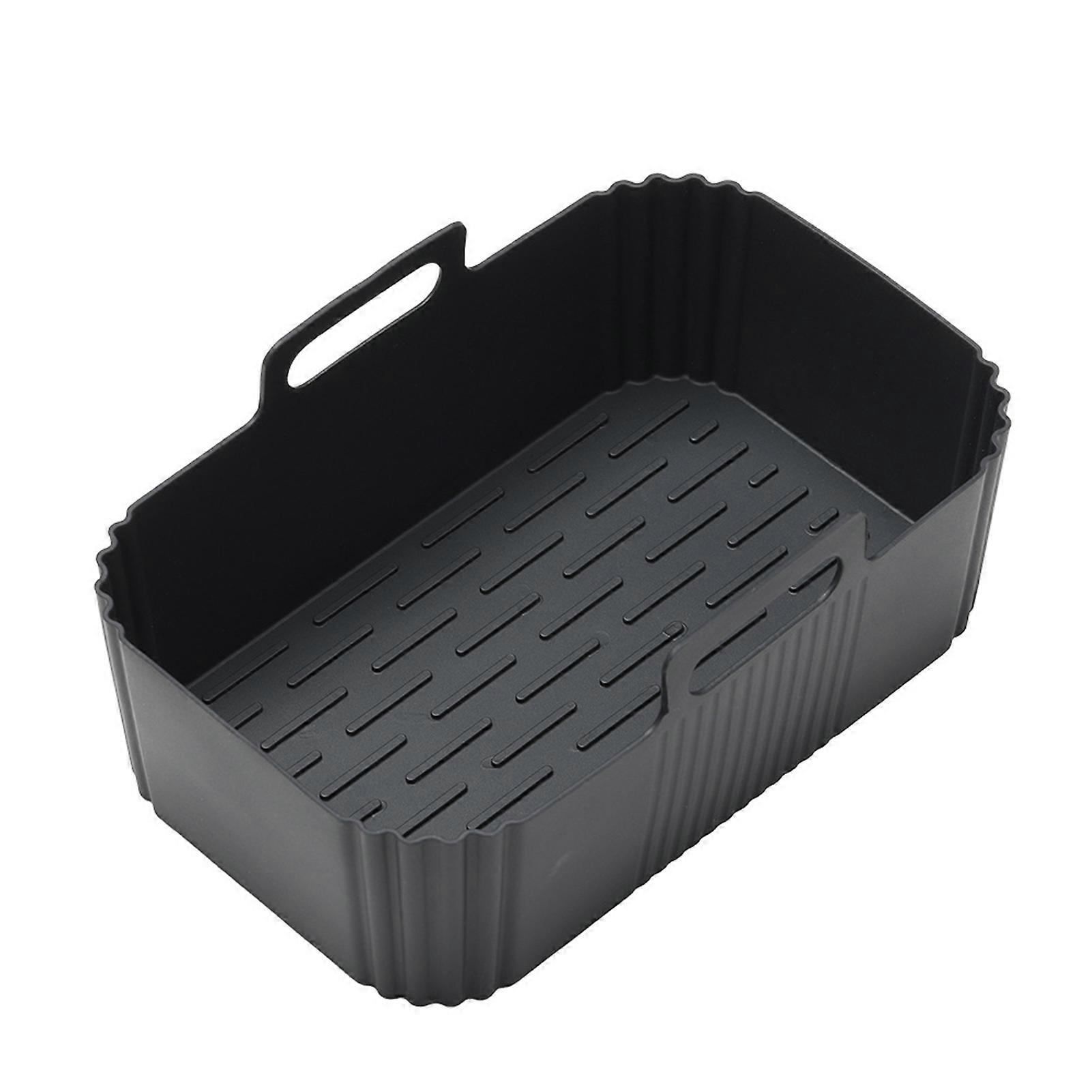 Air Fryers Pan Not Sticky Heat Resistant No Smell Large Capacity Safe Baking Reusable Anti-scald Air Fryers Liner Kitchen Tool KAESI