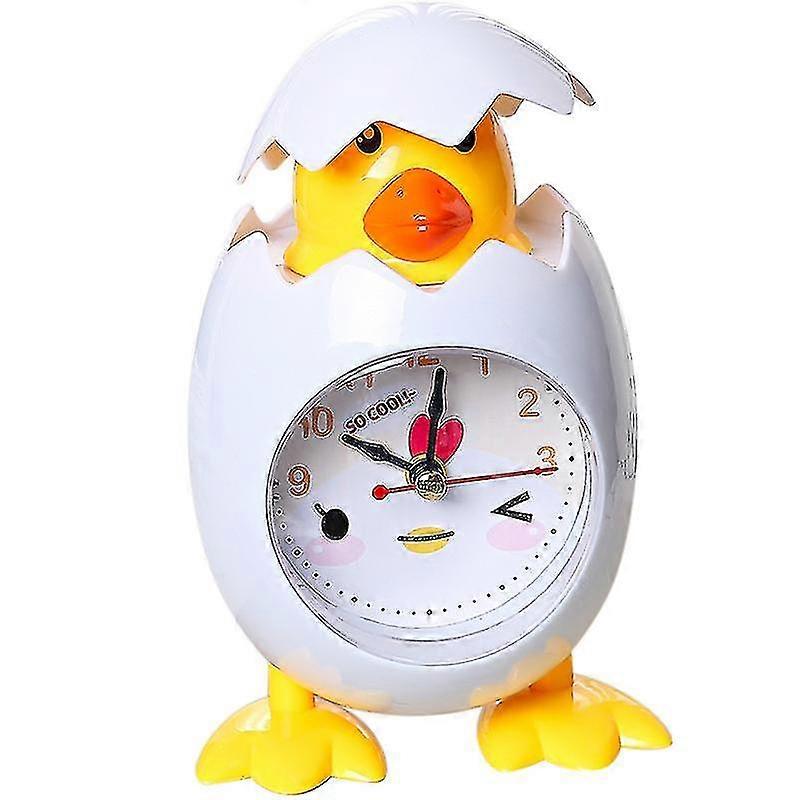 Alarm Clock Cartoon Chicken Egg Shell Desktop Clock For Children Gift Home Decor