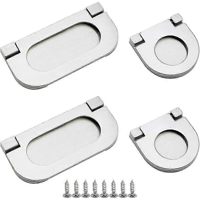 Invisible Handles Horizontal Kitchen Cabinet Drawer Hardware Handle Pull Flush