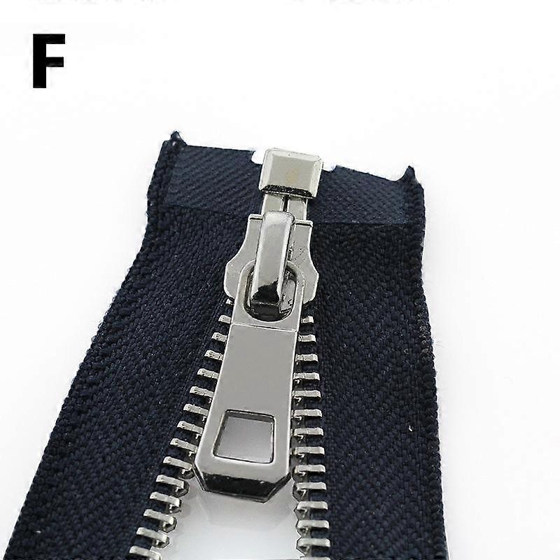 1PC Sewing Material Metal Zipper 55/65/75cm 5# Open-end Auto Lock Use For Clothes Platinum Plating