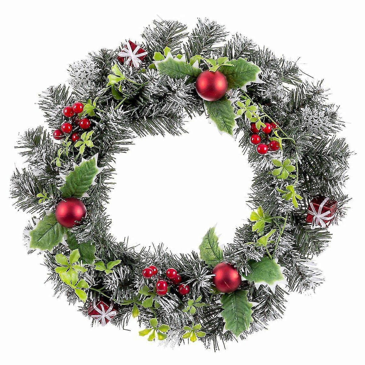 Coroniță de Advent Roșu Multicolor Plastic 40 cm