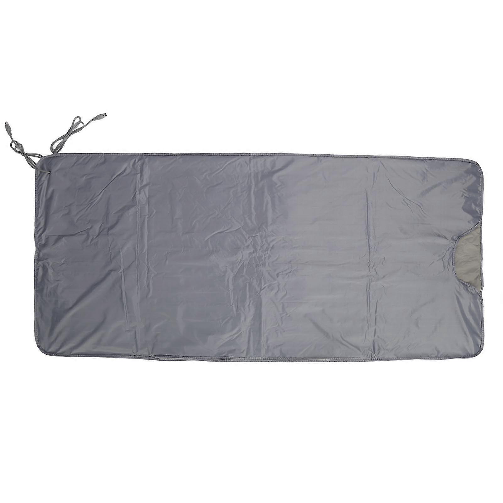 Far Infrared Sauna Blanket for Detox Dissolve Fat Waterproof PU 360 Degree Coverage Remote Control Sauna Blanket AU Plug 220V