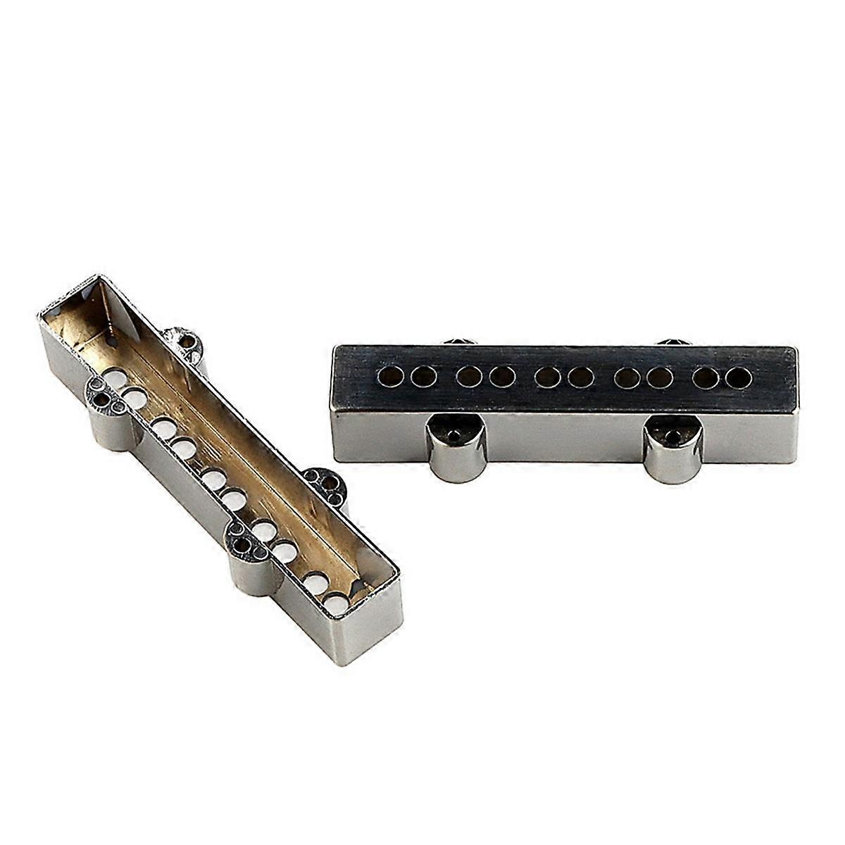 2pcs Plastic Style Plastic Closed/Opening Seal Type 5 String Pickup Covers Case /Lid/Shell/Top for