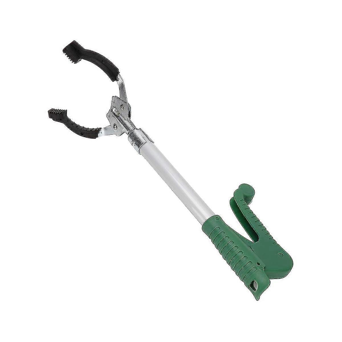 Garbage Tongs Reaching Tool Long Arm Garbage Collection Stick Alloy Garbage Clip Picker 40cm