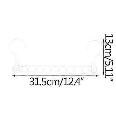 Nine-hole Hanger Closet Organizers Multifunctional Hangers Non-slip Clothes Organizer Drying Rack Dorm Room Essentials