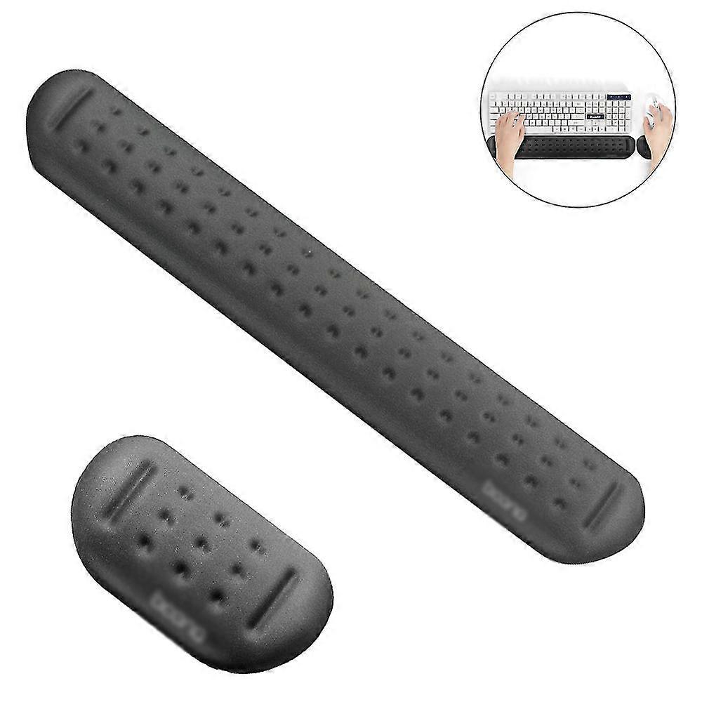 Memory Foam Mouse & Keyboard Wrist Rest Set - Cushion Support Pad