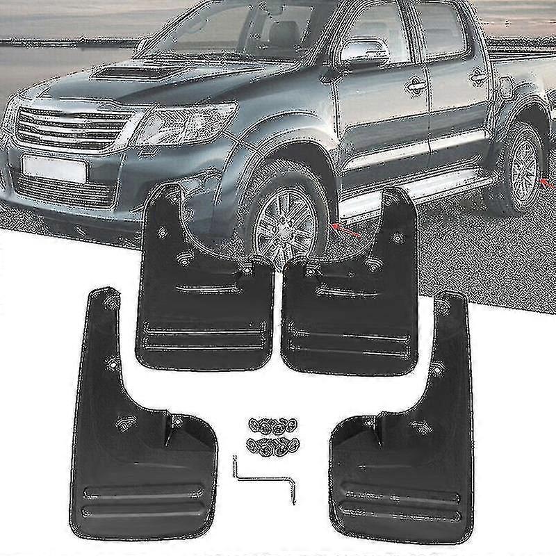 Front Rear Splash Guards Mud Flaps For 2005-2009 Toyota 4Runner W/O Fender Trim - Foto 2
