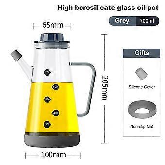 700ml Kitchen Oil Bottle Automatic Seasoning Vinegar Bottle...