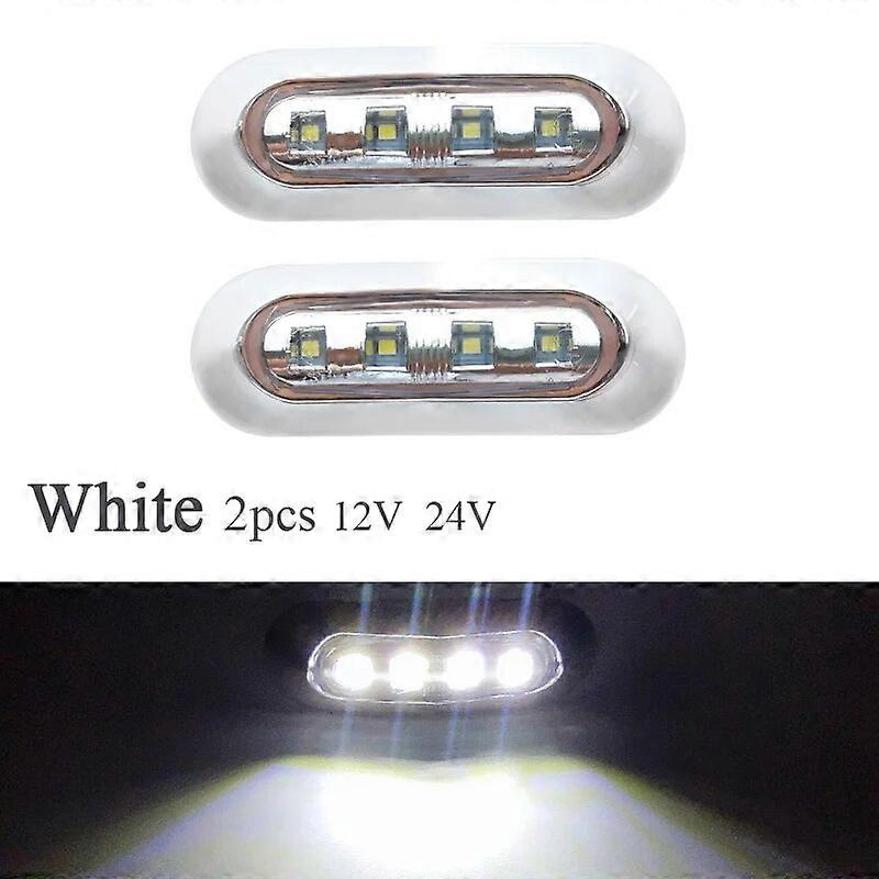 2pcs Rot Grün Blau LED Boot Navigation Licht Deck Wasserdicht Bug Ponton Lichter Marine Boot Heckspiegel LED Heck Licht 12V 24V