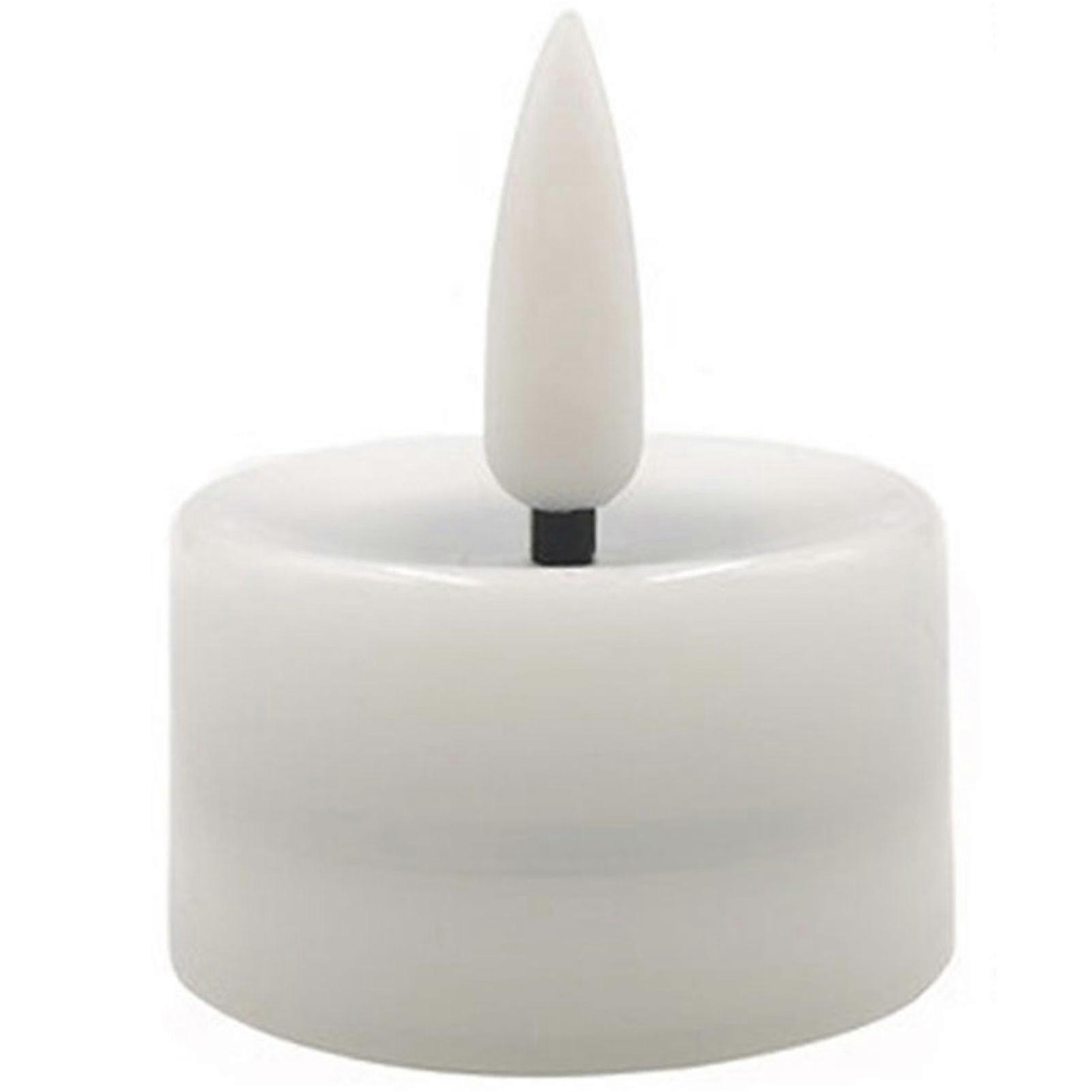 Flameless LED Tealight Candles Realistics Natural Looking Fake Tealight Candles for Home Party Decor with Timing Function