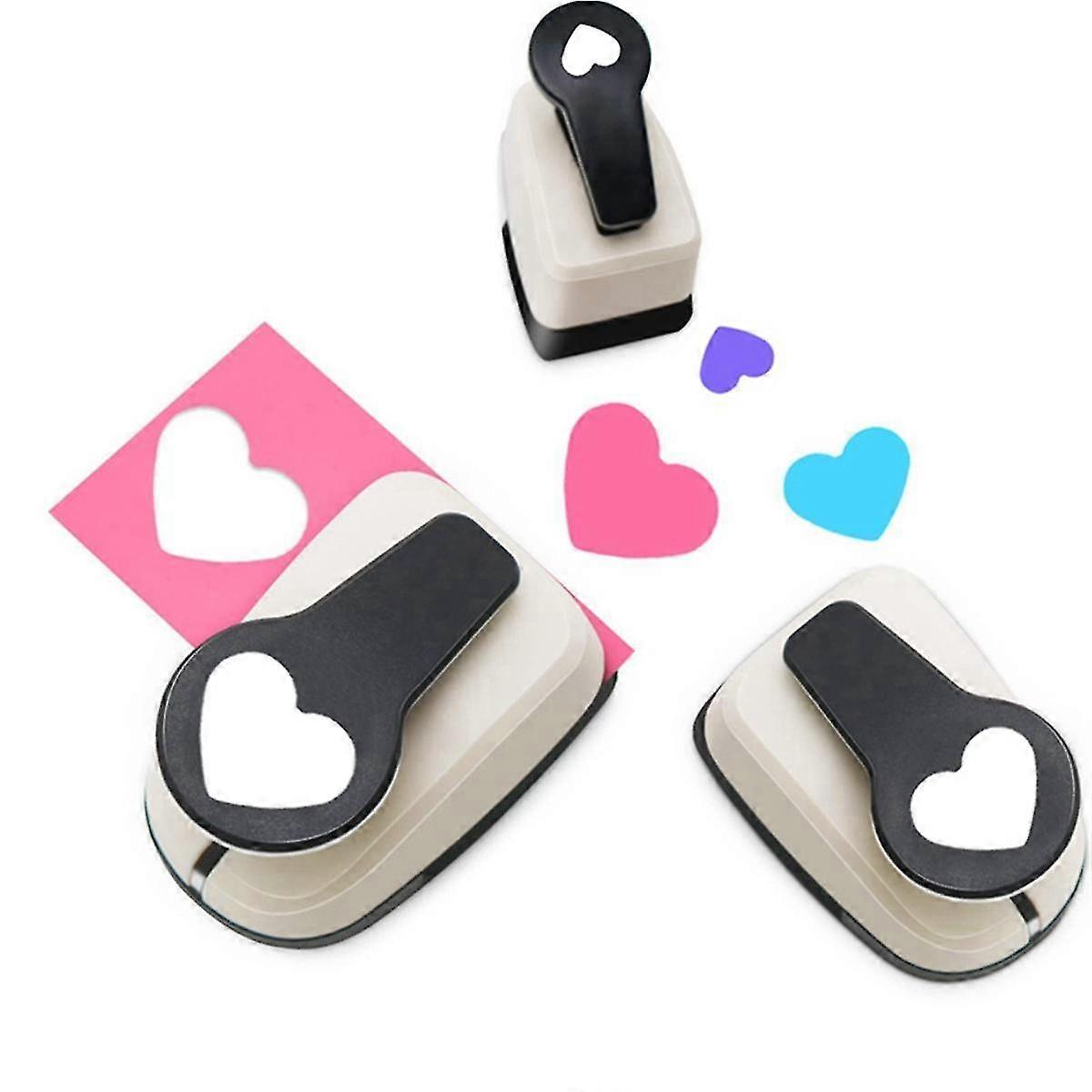 Heart Hole Punch,Heart Paper Punch,Heart Punches for Paper Crafts, Heart Shaped Hole Punch,9/16/25m