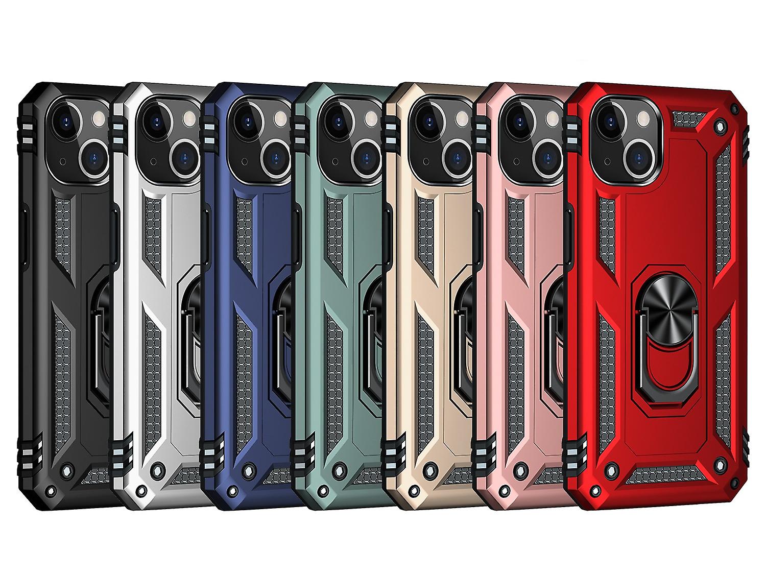 Contrast Color Drop-resistant Bracket Phone Case For Iphone 13 Mini/pro/pro Max