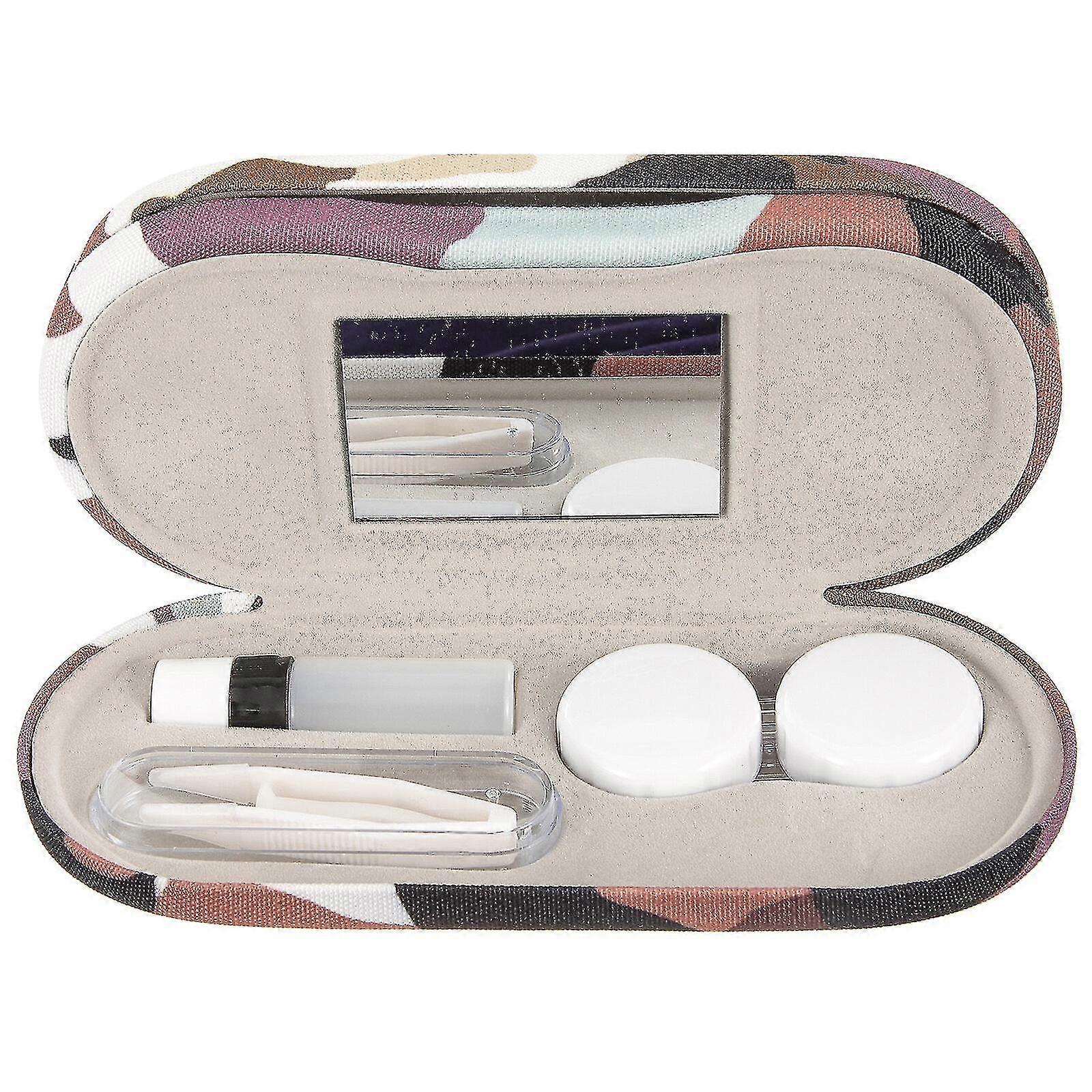 1 Set Of Hard Shell Glasses Box Multipurpose Glasses Case Dual Lens Glasses Organizer