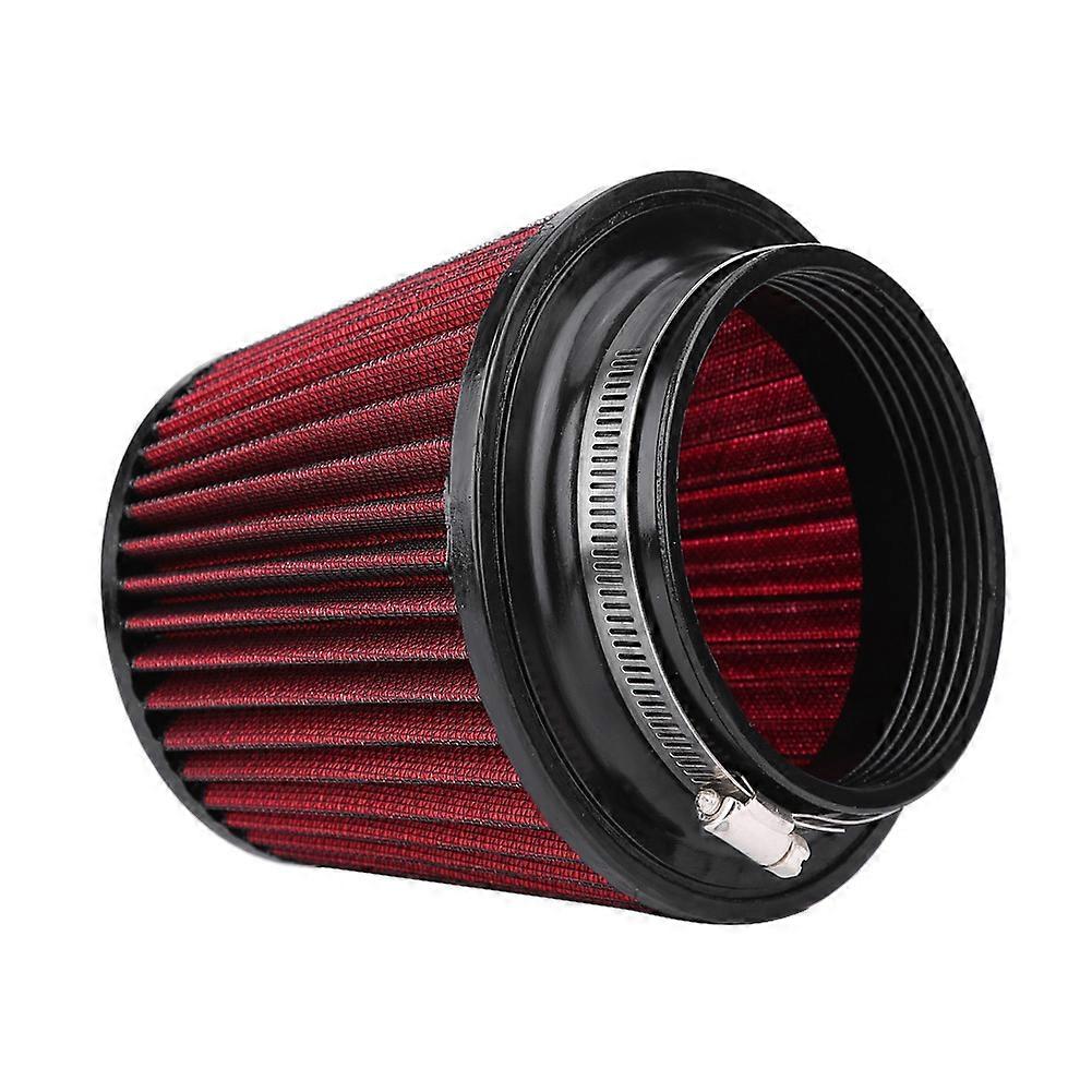 Car Air Filter Cleaner - Universal High Flow Inlet Round Cone Design (100mm)