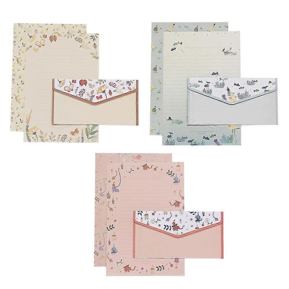 12 sæt stationært sæt brevpapir