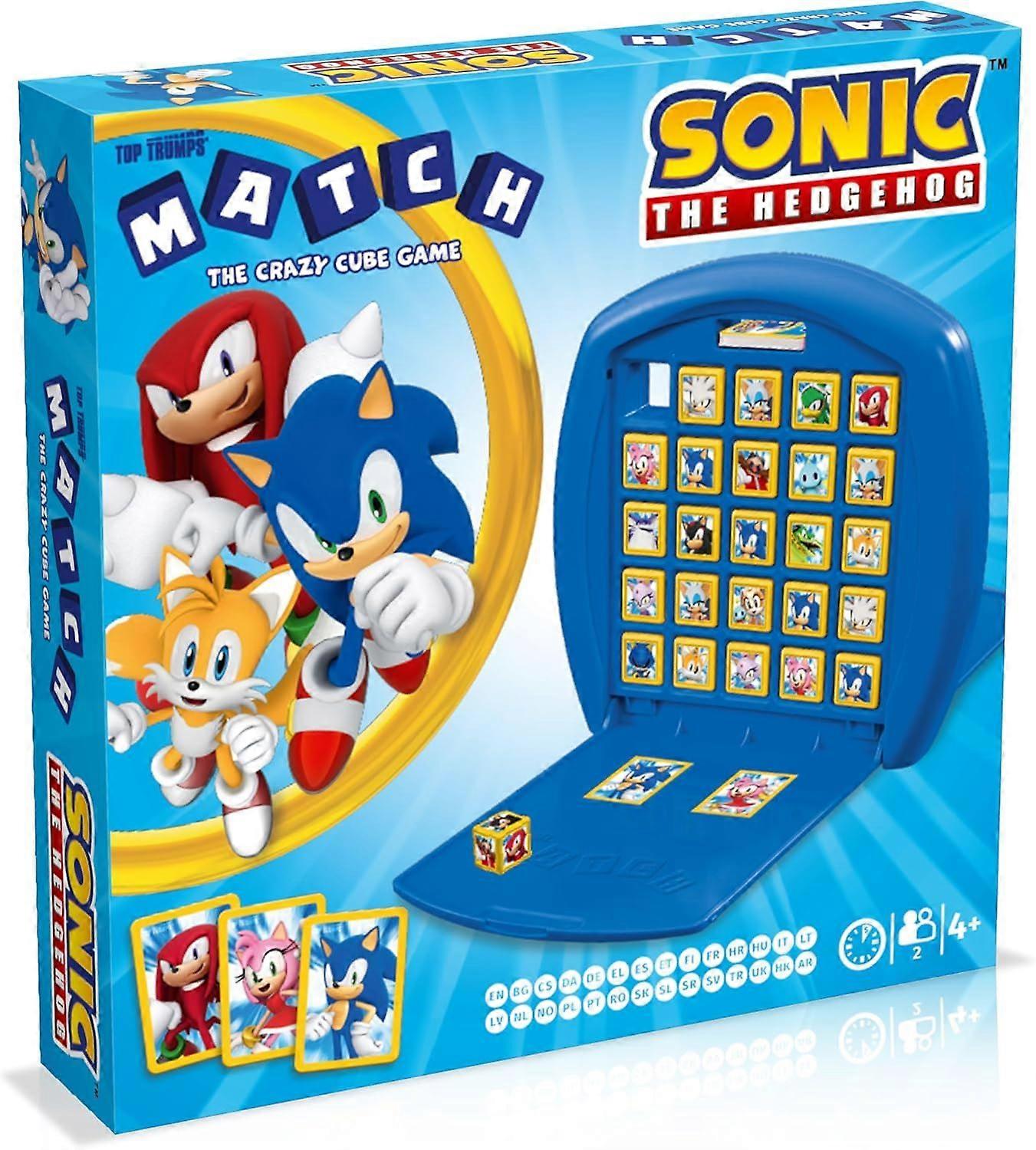 Top Trumps Match Sonic the Hedgehog Board Game
