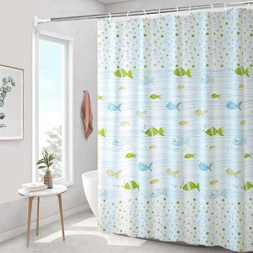 Cortina de Chuveiro para Banheiro à Prova de Mofo 71x71 polegadas