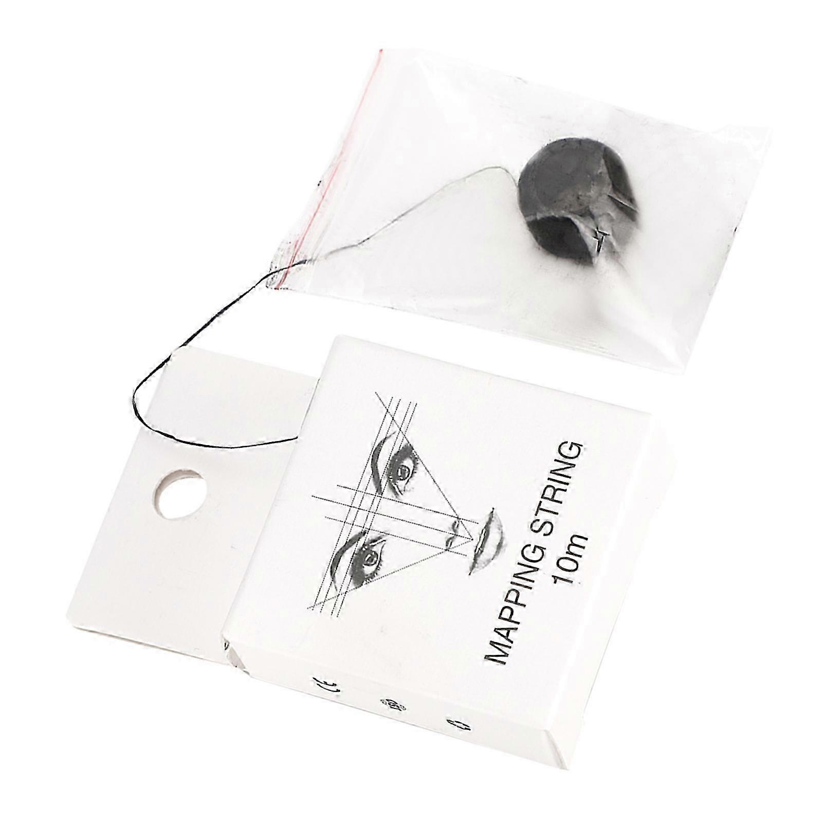 10m Pre Inked Mapping String Microblading Eyebrow Marker Thread Line ToolPre Inked Mapping String