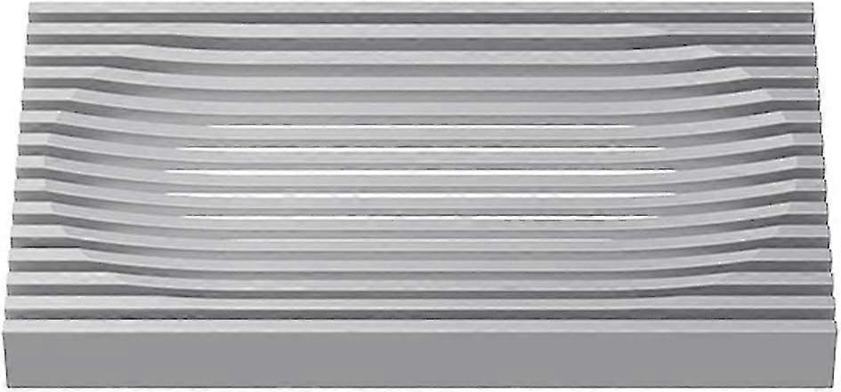 Home Essential Soap Box Soap Grid Soap Disc, Double-Sided Creative Silicone Soap Dish