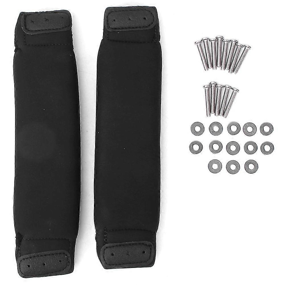 Surf Board Foot Straps Replacement for Kiteboarding - Black (Pair)