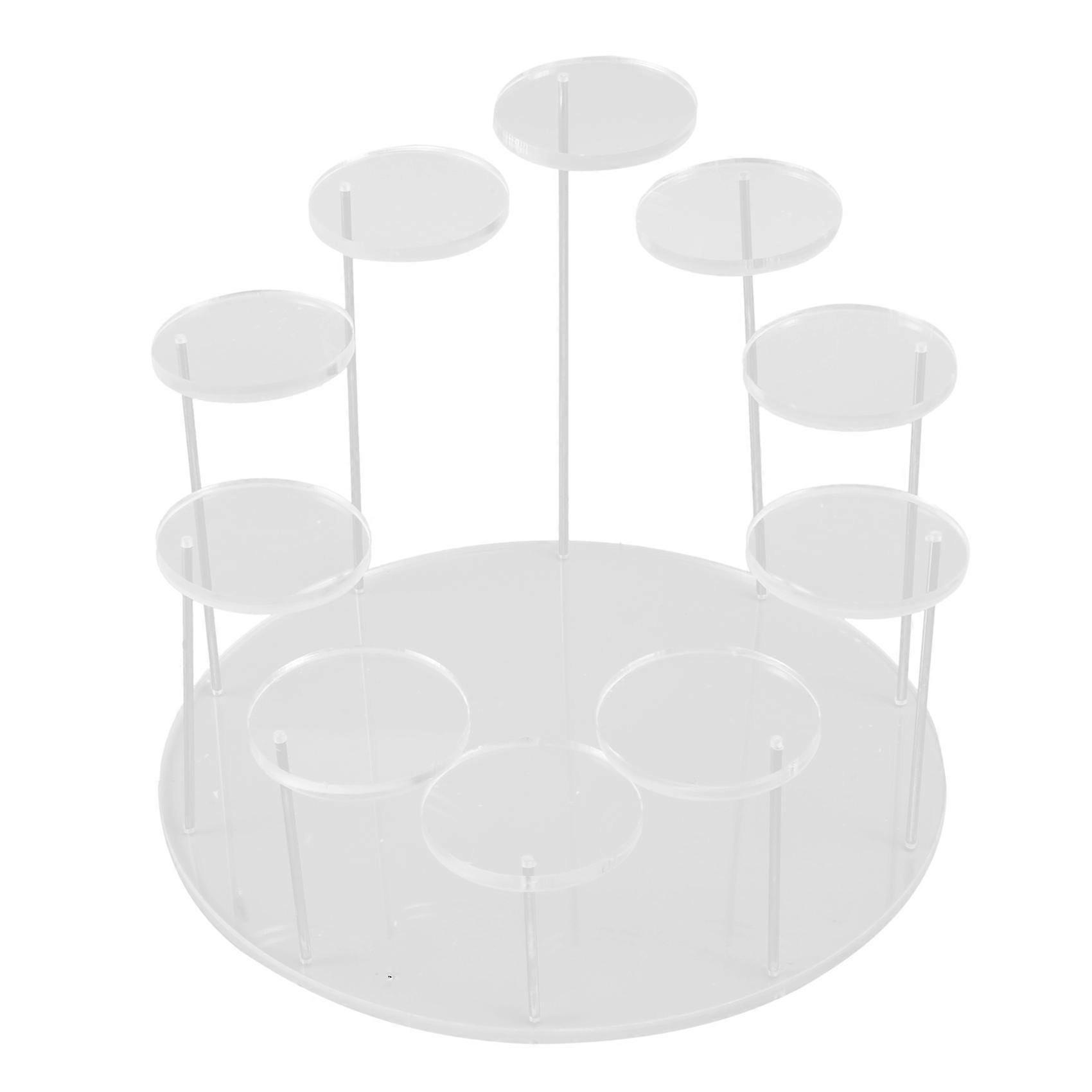 Acrylic Cupcake Holder Stand, Round Cupcake Tower Display Stand, Premium Dessert Stand Cupcake Hold