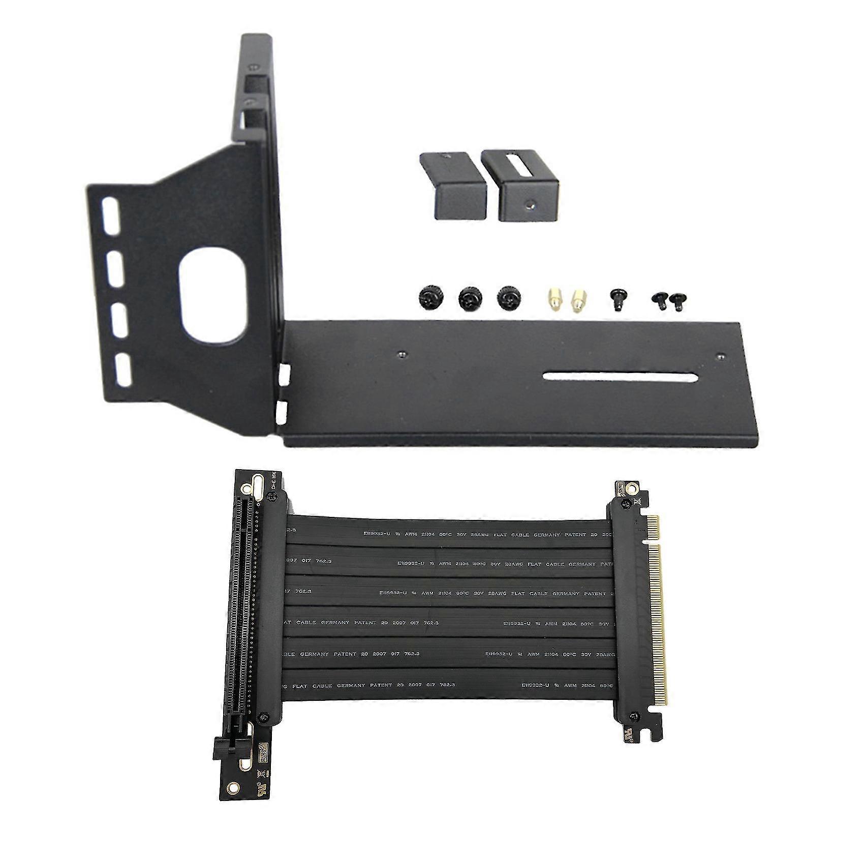 Gpu Stand Card Vertical Holder With Pci Extension Cable Fixed Gpu Pci-e Built-in Vertical Bracket