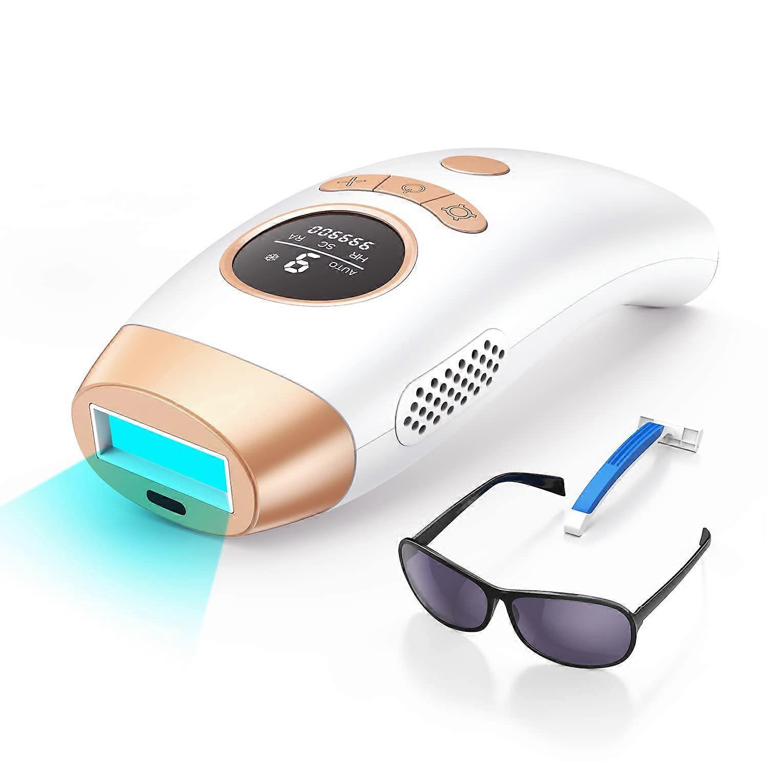 3 in 1 IPL Pulsed Light Epilator, 9 Energy Level, Painless Device ...