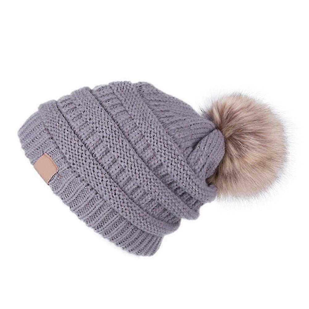 Thicken Warm Knitted Hat Soft Breathable Keep Warm Hat Winter Warm Supplies