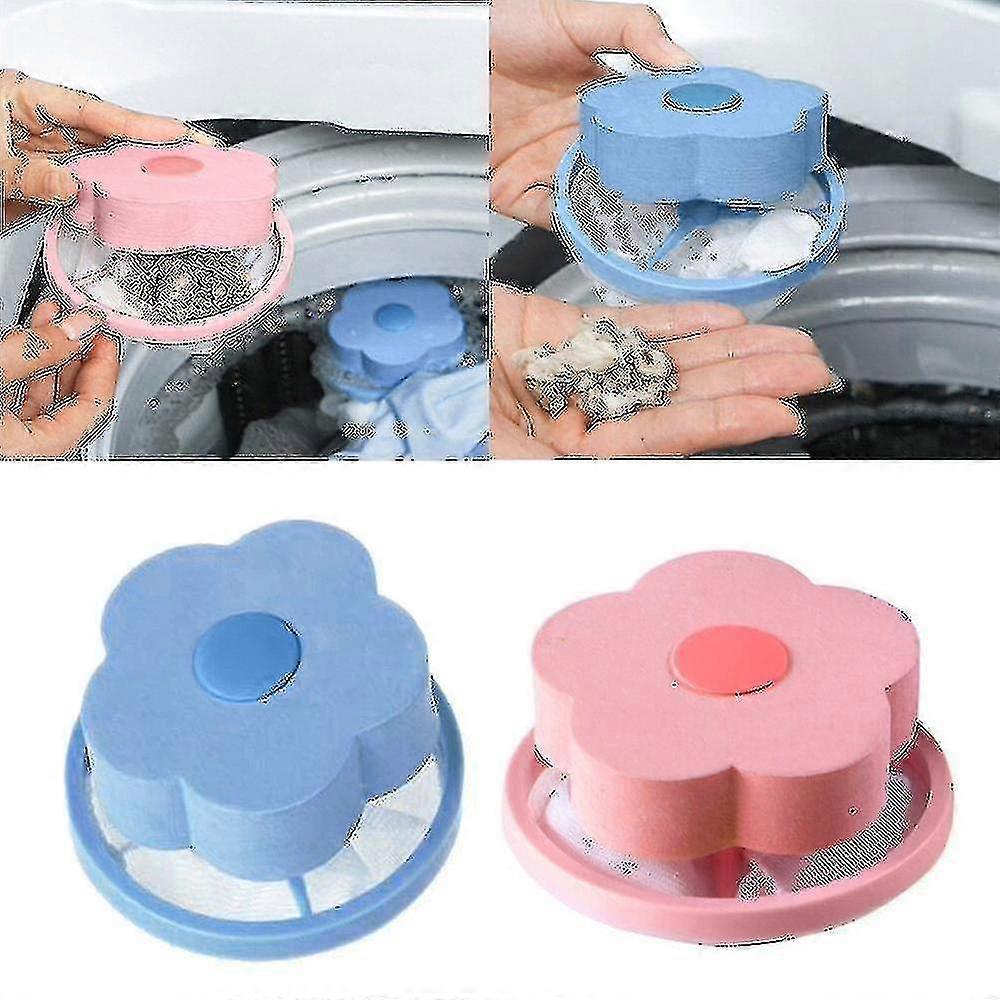 1/5pcs/10pcs/12pcs Pack Reusable Floating Mesh Bags For Washing Machine - Floating Lint Trap H