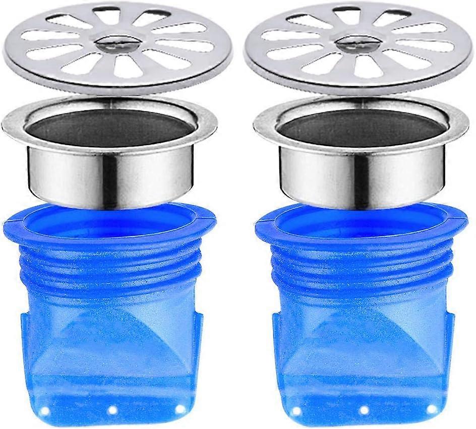 Adjustable Backflow Prevention, 2 Pack Silicone Floor Drain, Single Way Valve