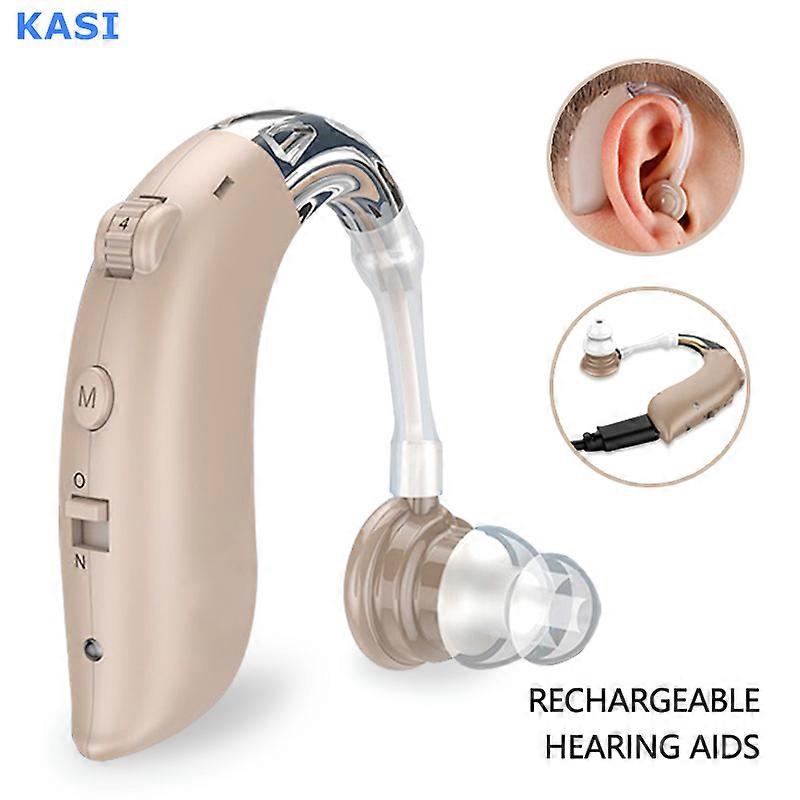 Best Hearing Aids Sound Amplifier Rechargeable Mini Digital Invisible Deaf-Aid Behind The Ear Aid for Aged Health Care audifonos
