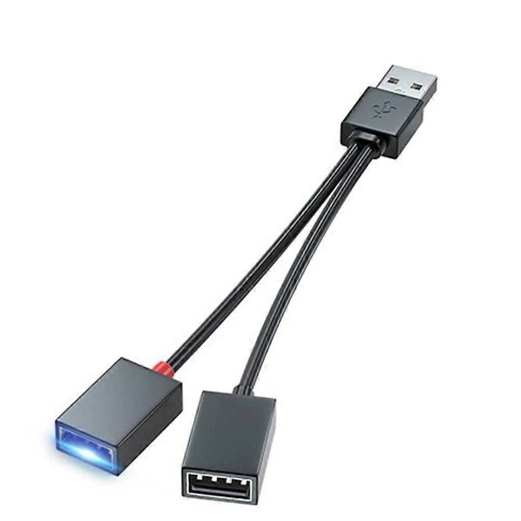 USB Splitter Cable Charger Adapter for Car, School, Office Data Transfer