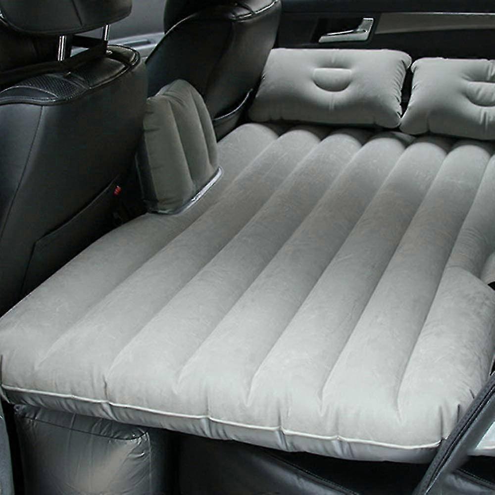 Inflatable Car Mattress Auto Air Seat Mattress Bed With 2 Travel Pillows