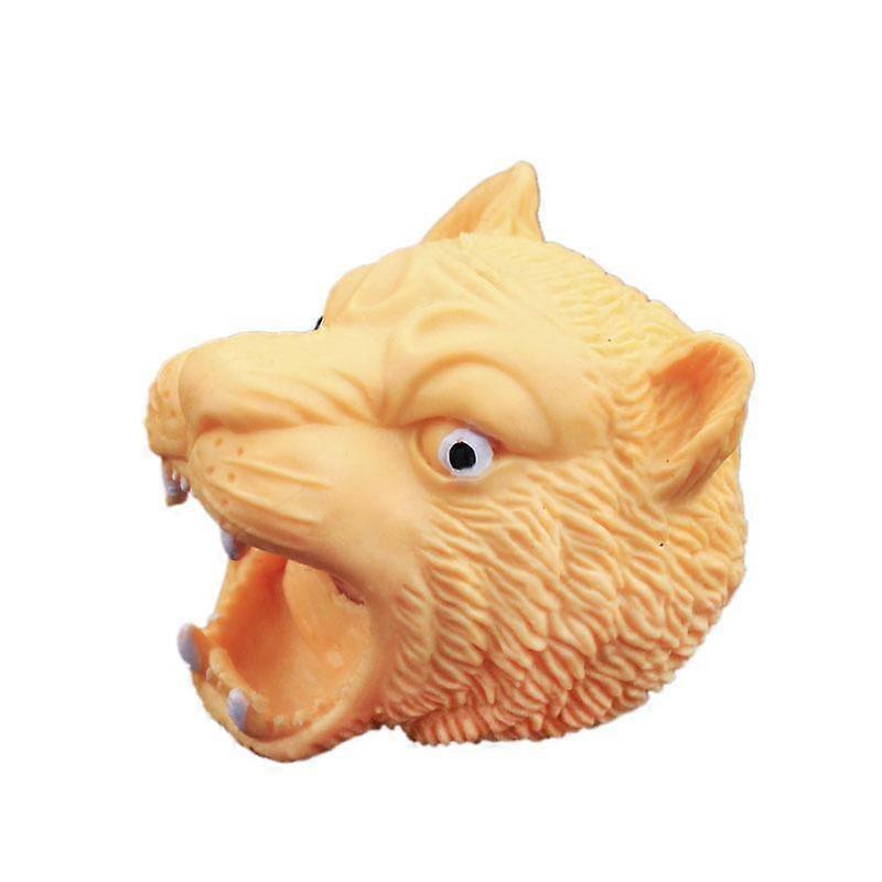 Tiger Head Vent Ball Trick Toys Stress Relief Funny Grape Ball Squish Joke Toy
