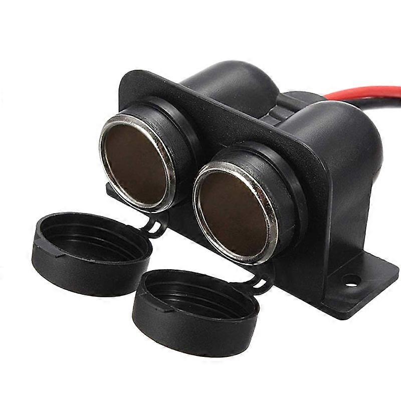 Lighter Socket 12V Waterproof Plug Outlet with Wire for Car Motorcycle Scooter Boat ATV Rv