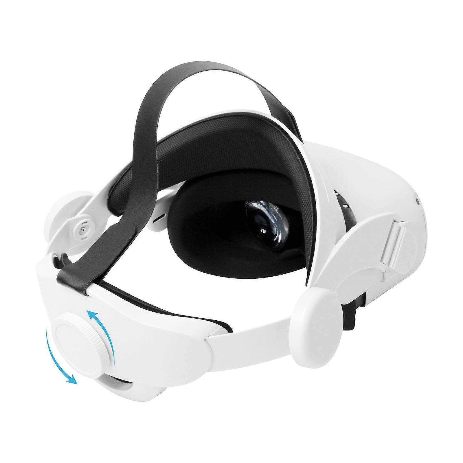 The Oculus Quest2 Comfort Headset is adjustable and balanced without even pressure on the face