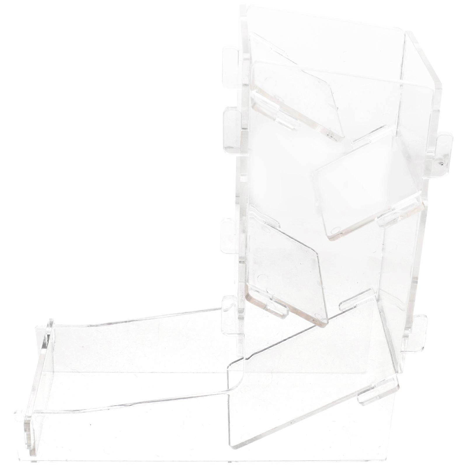 Transparent Dice Tower Board Role-playing Accessory Dice Rolling Tower Dice Dispenser