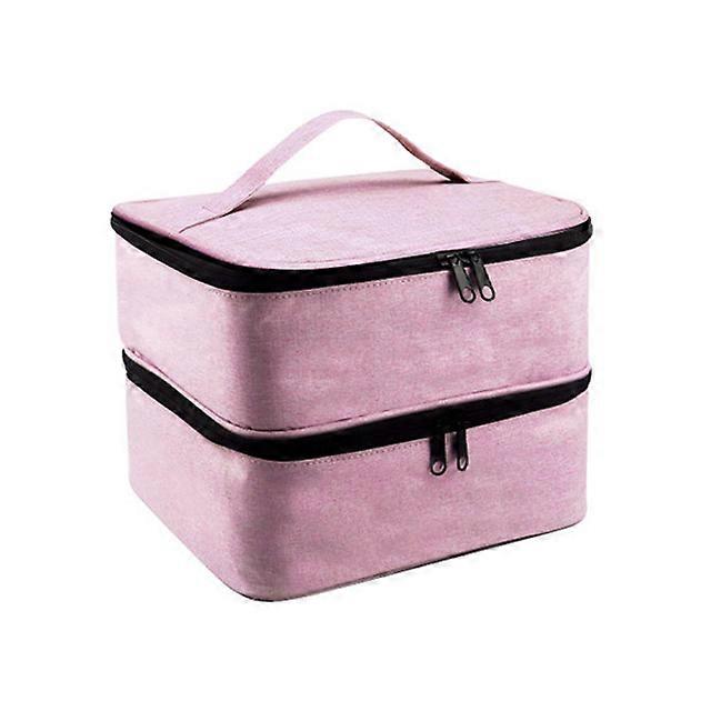 30 Bottles Nail Polisher Storage Bag Large Capacity Manicure Tools Portable Outdoor Carrying Holder Pack for File