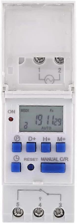 Digital programmable timer LCD display