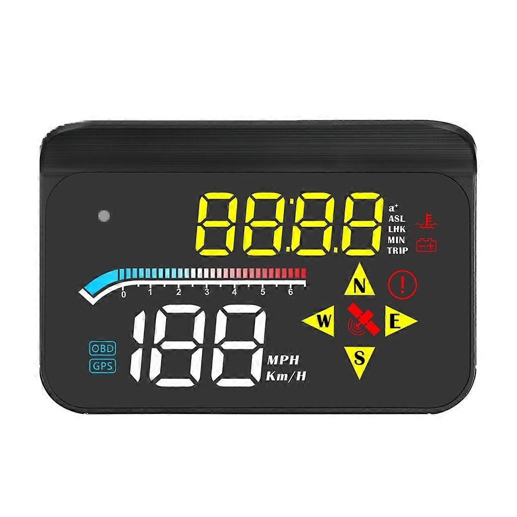 Head-Up Display GPS Car Electronics Smart-Gauge Driving Speedometer Alarm System