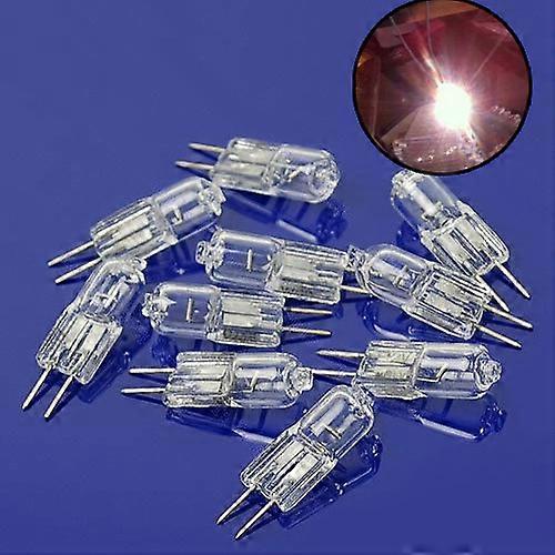 10-Pack 12V 20W G4 JC Type Halogen Bulbs (Clear) - 20Watt Bulbs for Computer with 10 People, Testing Required