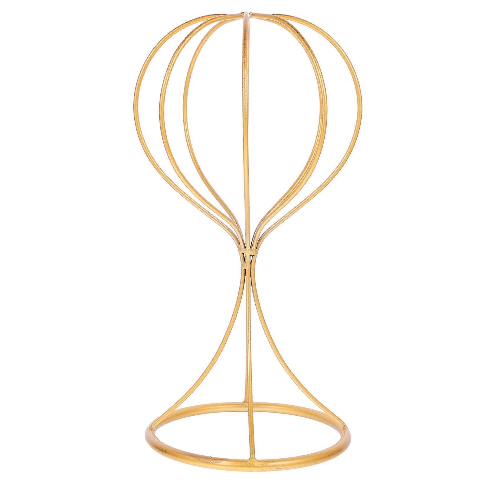 Cap Display Stand Table Hat Rack Wig Display Stand Metal Hat Display Stand