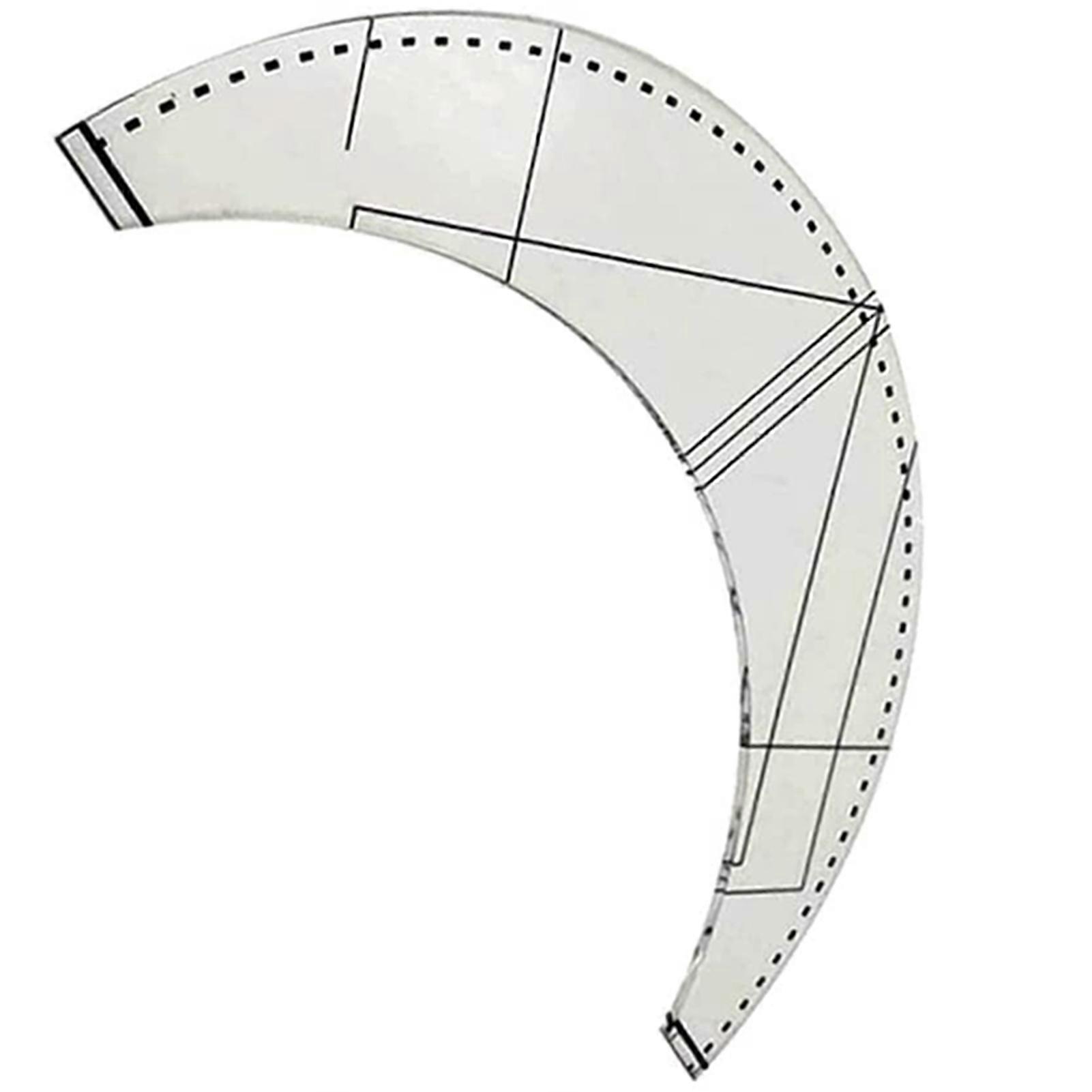 Arc Quilting Ruler for Tablecloths Plastic Quilting Template Ruler for DIY Art Craft
