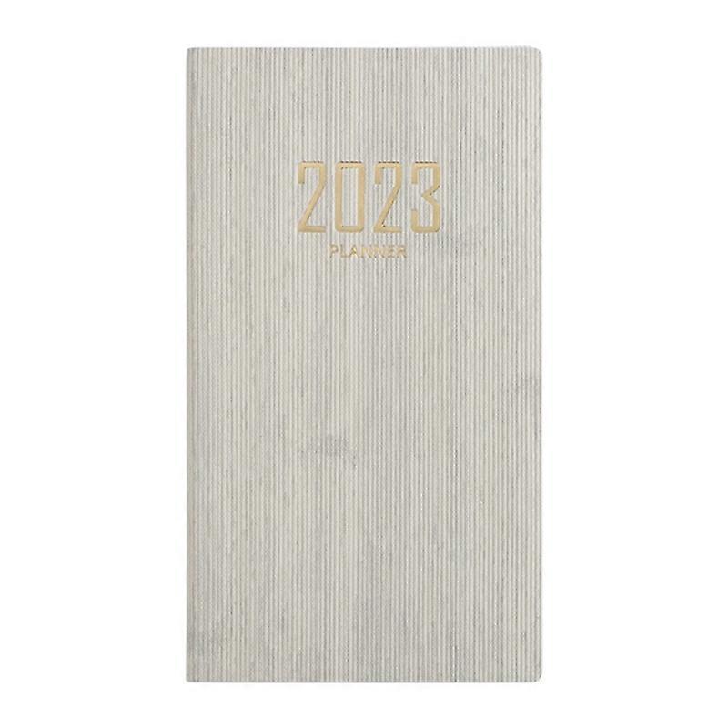 Schedule Book Multifunctional Efficiency Manual Time Management 2023 A6 Mini Agenda Planner Notebook Office Supplies Qinhai