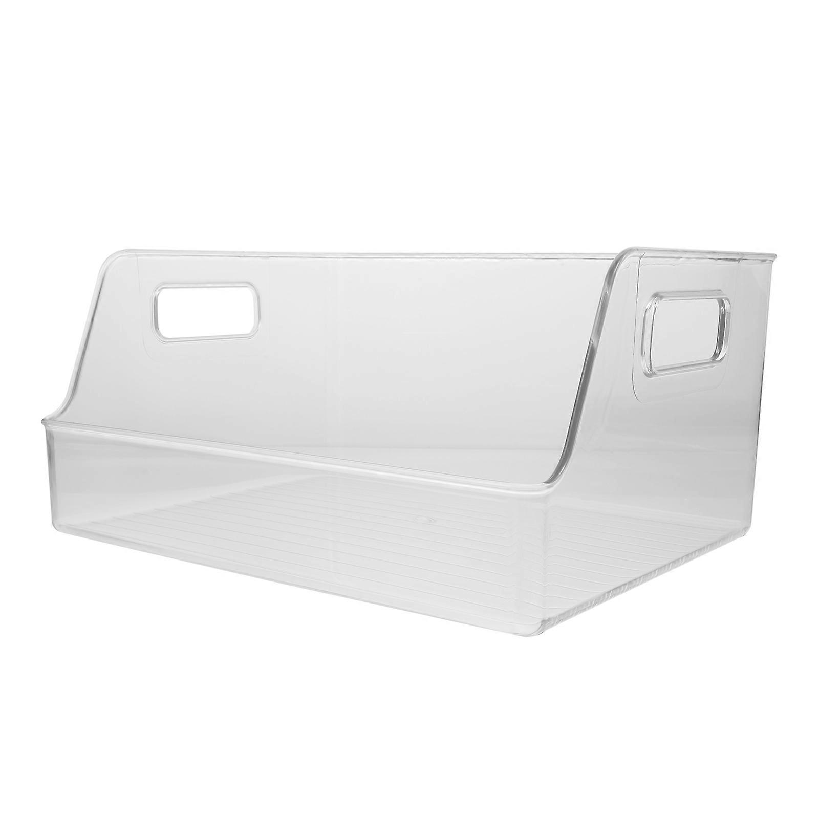 1 Pz Trasparente CD Scatola di Immagazzinaggio Desktop Custodia Di Immagazzinaggio Casa Libri Di Colore Trasparente