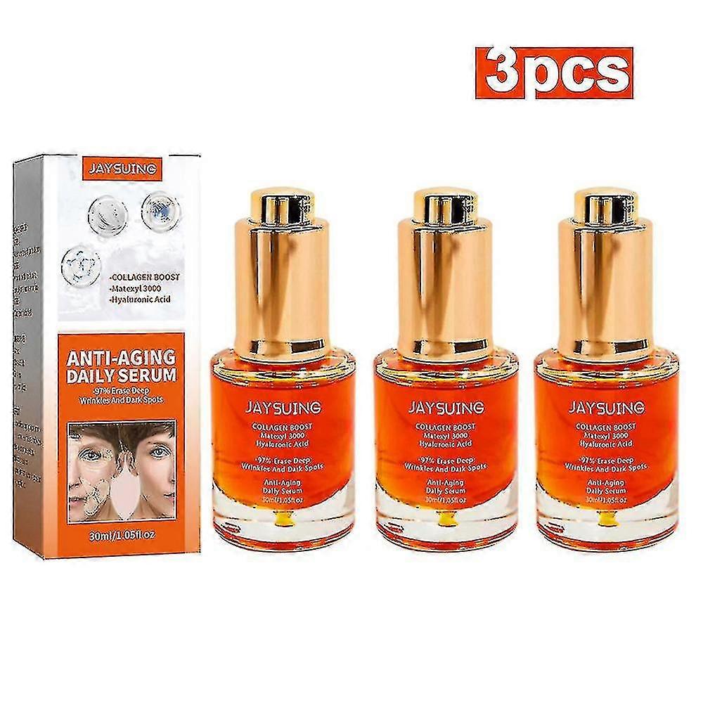 3pcs Advanced Collagen Boost Anti Aging Serum 30ml