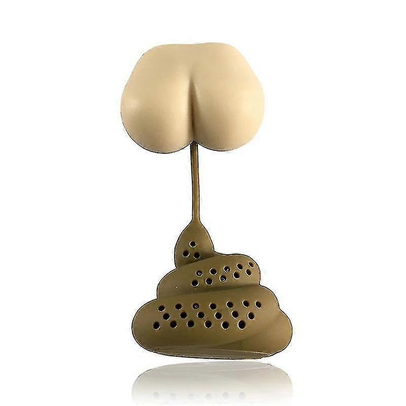 Funny Poop Tea Strainer Infuser Silicone Tea Leak Net Steeper Tool