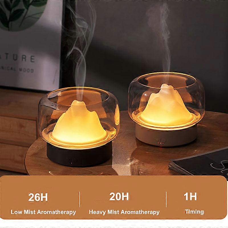 Ultrasonic Air Humidifier Aroma Diffuser 400ML Multi Mode Atmosphere Lamp Humidification Purification US Plug