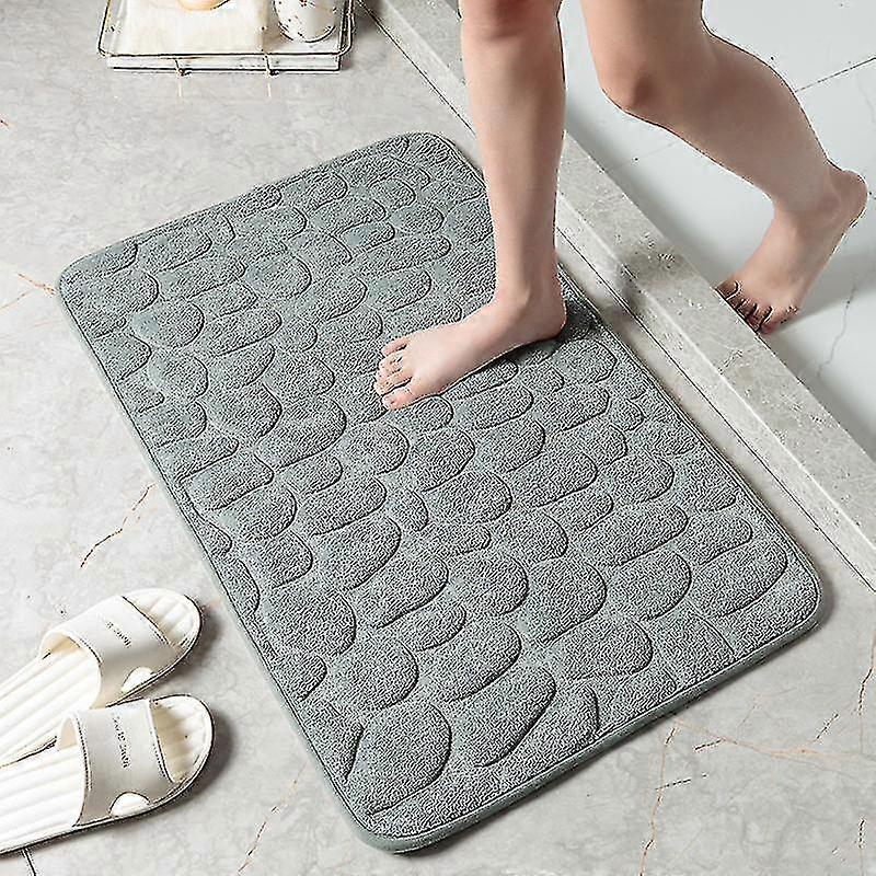 Bathroom Floor Mat Memory Foam Bathmat Non Slip Washable Carpet