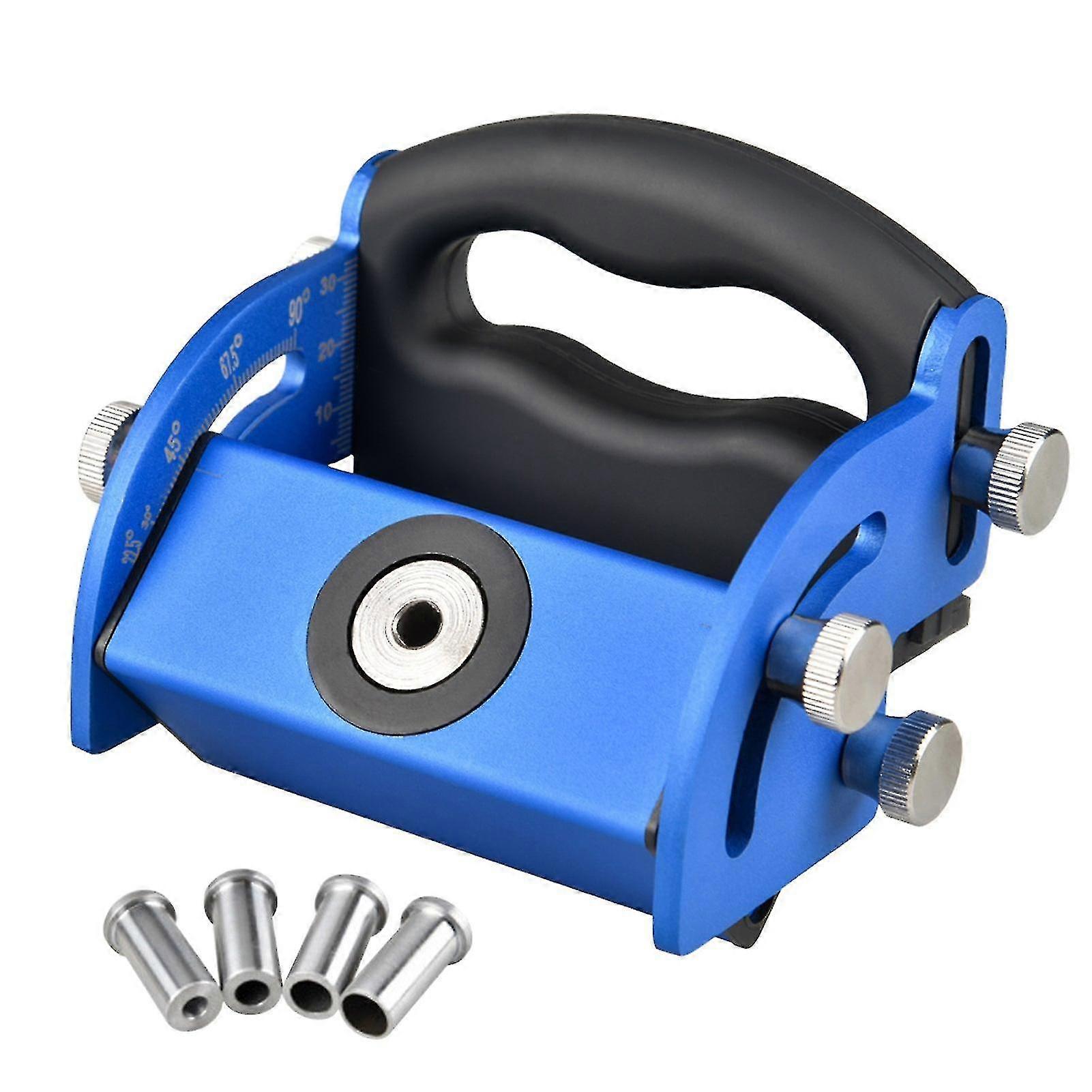 Naiwang Woodworking Oblique Hole Locator Pratical aliaj de aluminiu poziționare poziționator instrument de ghidare a forajului